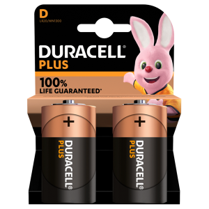 Duracell +100% Plus Power D