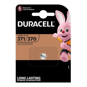 Duracell 371/370 1.5V Silver Oxide, Pack of 1