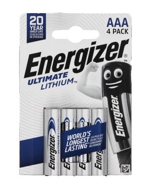 Energizer AAA Ultimate Lithium, Pack of 4
